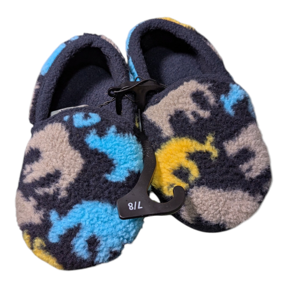 Wonder Nation - Kids Slippers - NWT - Tag Torn - Size 7-8 - Toddler -Dino Design